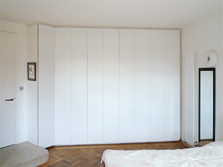 White Laminate Wardrobe