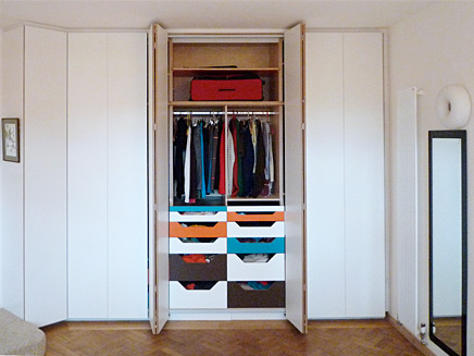 White Laminate Wardrobe